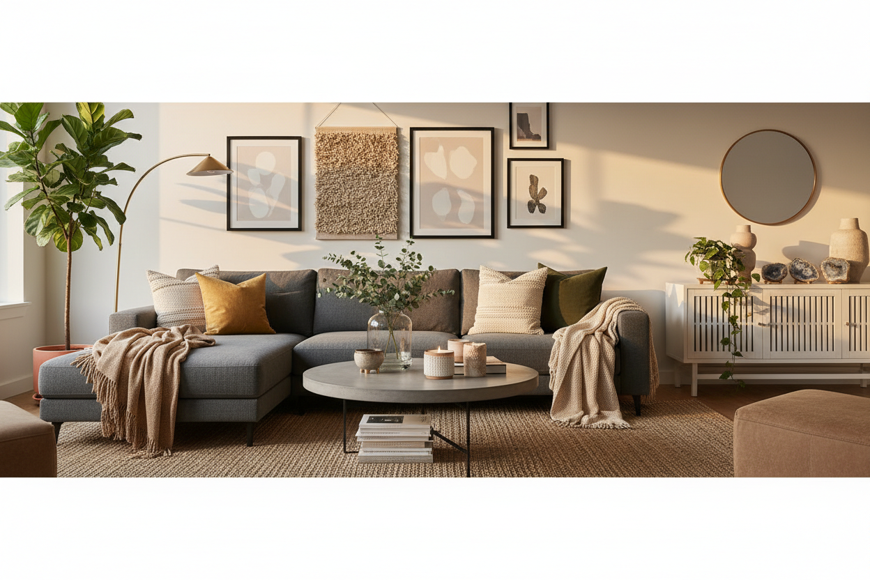 home decor banner. no text or empty space